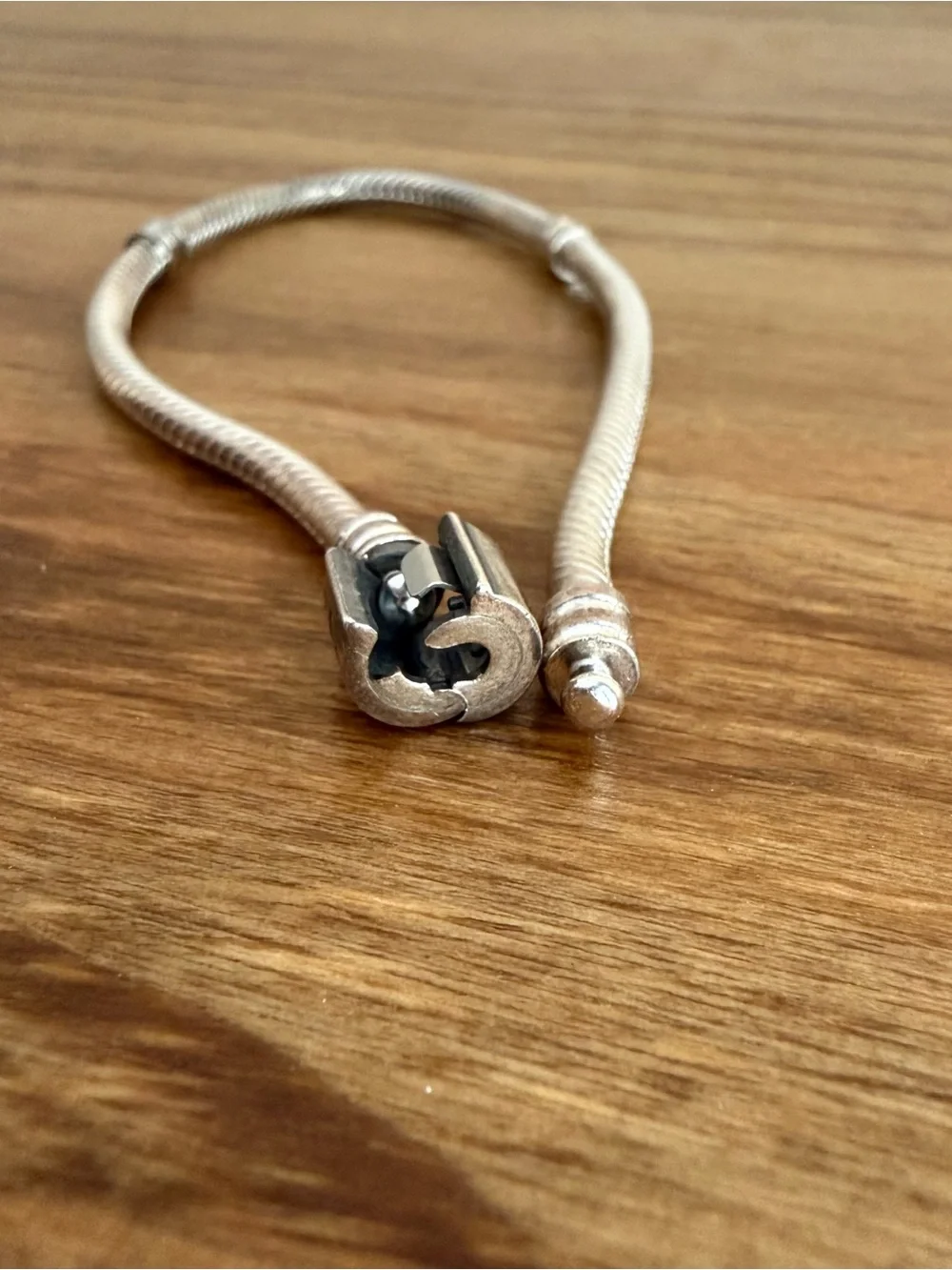 Pandora Moments Snake Chain Bracelet with Barrel Clasp (7.1”)